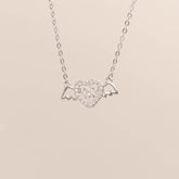 Winged Heart Beating Necklace
