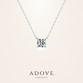Myra Solitaire Sterling Silver Necklace