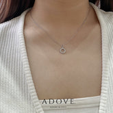Skylar Open Circle Necklace
