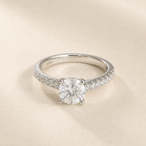 Lunara Moissanite Ring
