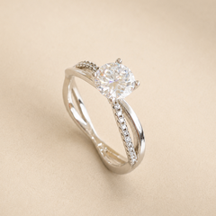 Elysia Moissanite Ring
