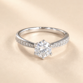 Lyra Moissanite Ring