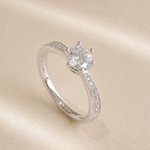 Lyra Moissanite Ring