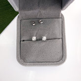 Single Solitaire Stud Earrings