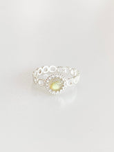 Adove Alina Lace Halo Stone Ring – 925 sterling silver ring for women