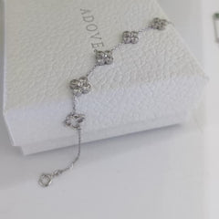 Butterfly Clover Bracelet