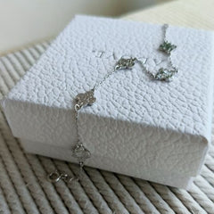 Crush Ice Clover Bracelet