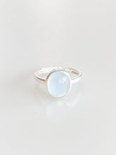Oval Moon Stone Adjustable Ring