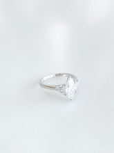 Arielle Marquise Solitaire Ring – rhodium plated 925 sterling silver ring for women, image 2