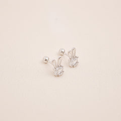 Remi Rabbit Barbell Earrings