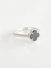 Lucienne Black Clover Ring