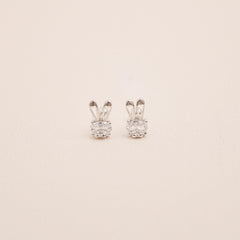 Remi Rabbit Barbell Earrings