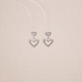 Sophia Drop Stud Earrings