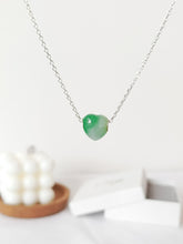 Heart / Round Jade Necklace Set