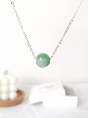 Heart / Round Jade Necklace Set