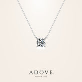 Myra Solitaire Sterling Silver Necklace