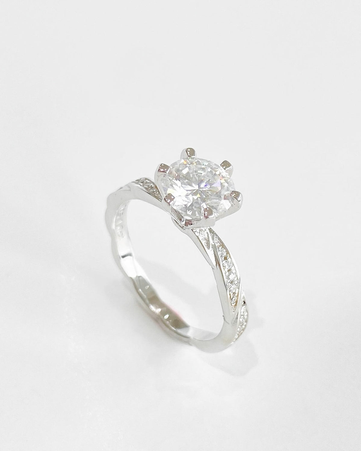 Valencia Moissanite Ring