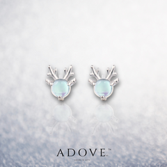 Saerahie Christmas Moonstone Studs Earring