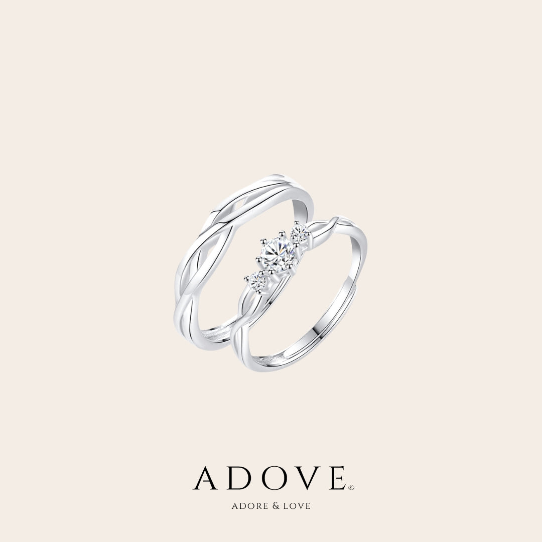 Dawney Crown Couple Rings