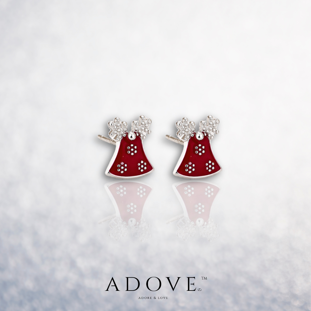 Jieselle Christmas Bell Studs Earring