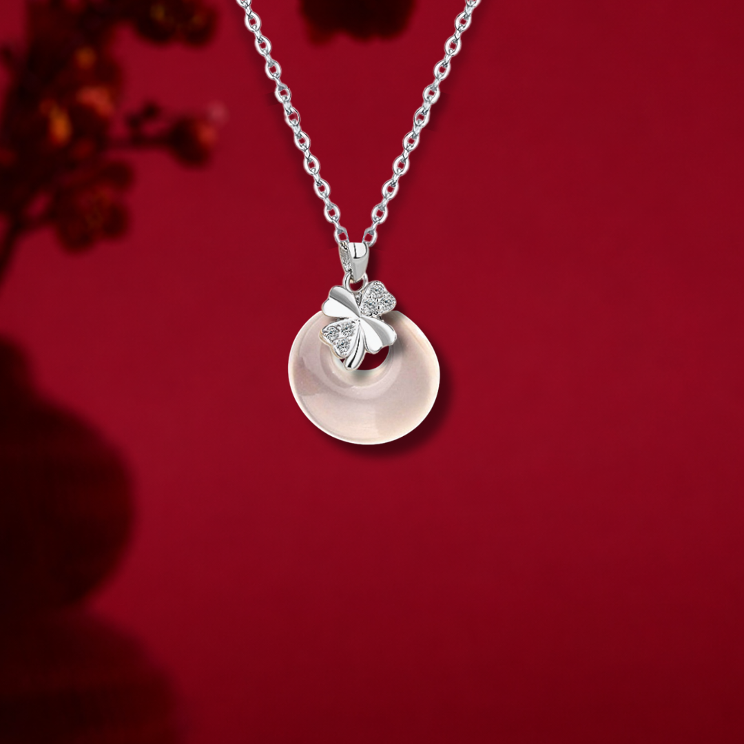 Everluck White Jade Necklace