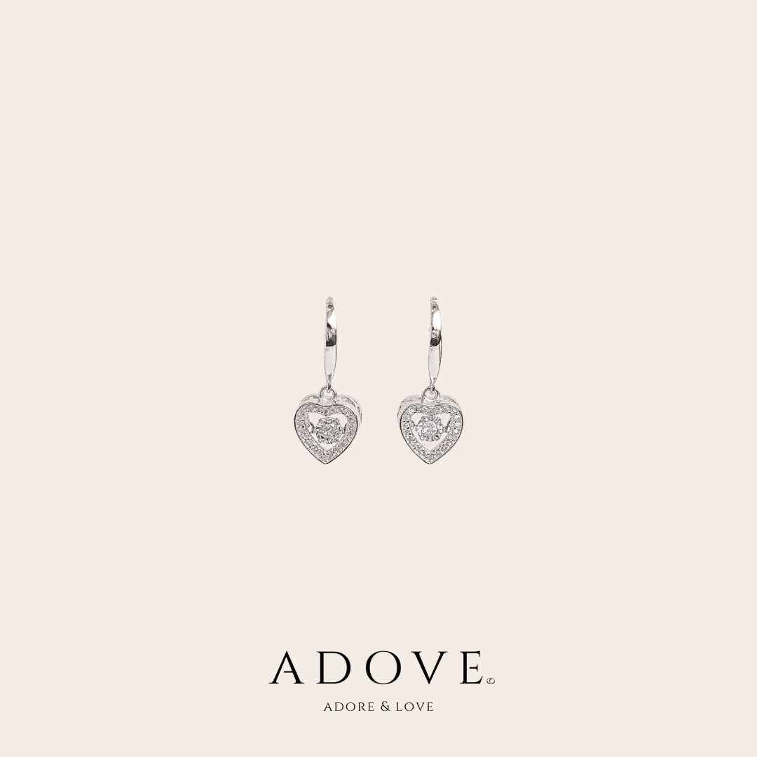 Heart Beating Mila Dangling Earrings