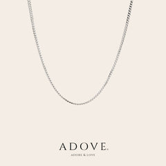 Curb Chain Necklace 925 Silver