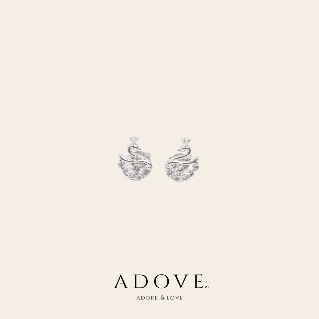 Sadie Swan Stud Earrings