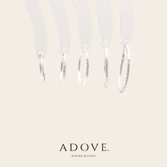 Diamond Cuts Hoop Earrings