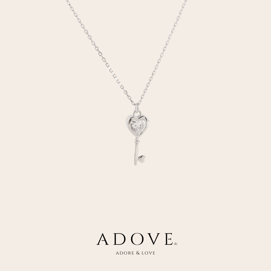 Heart Key Necklace