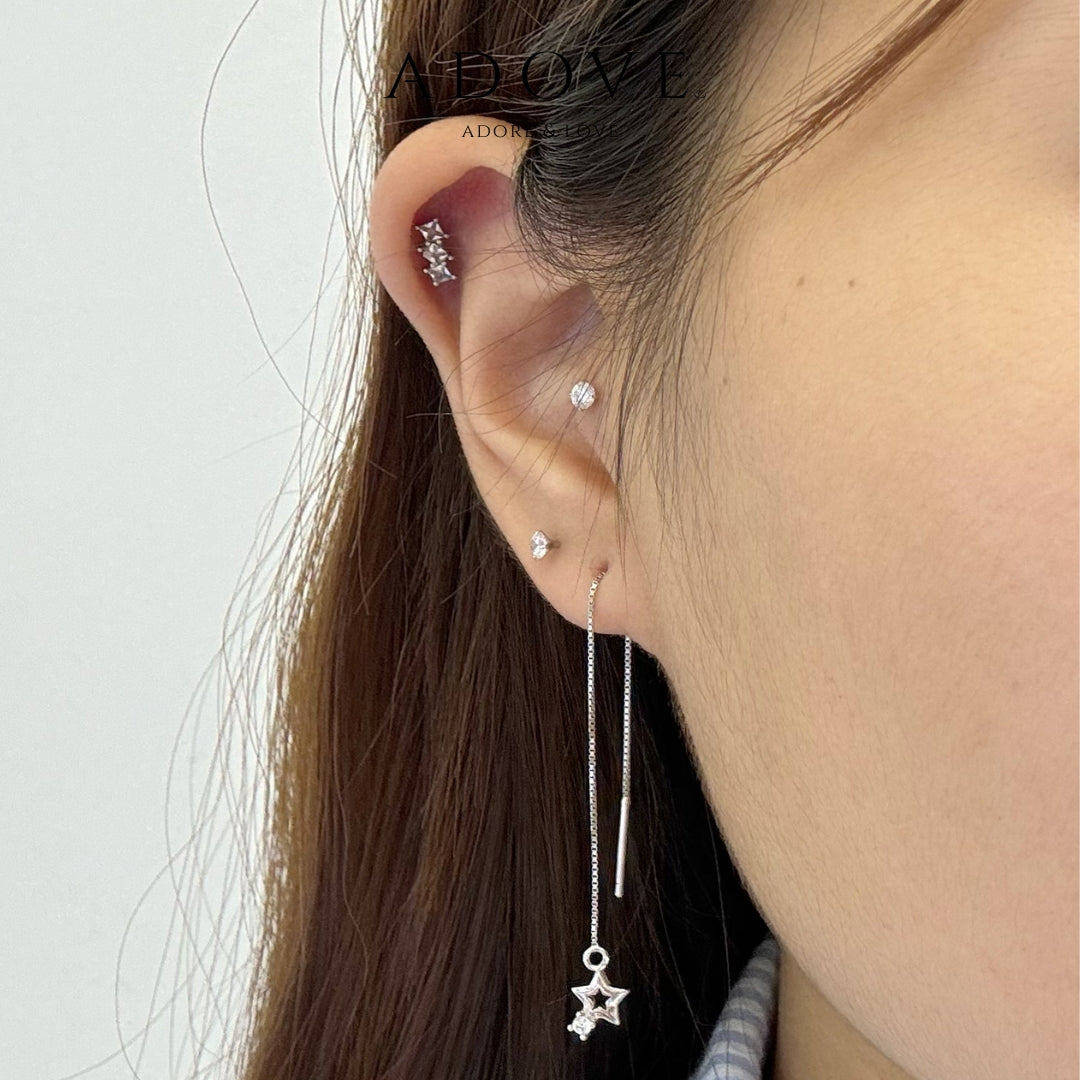 Perrine Star Drop Earrings