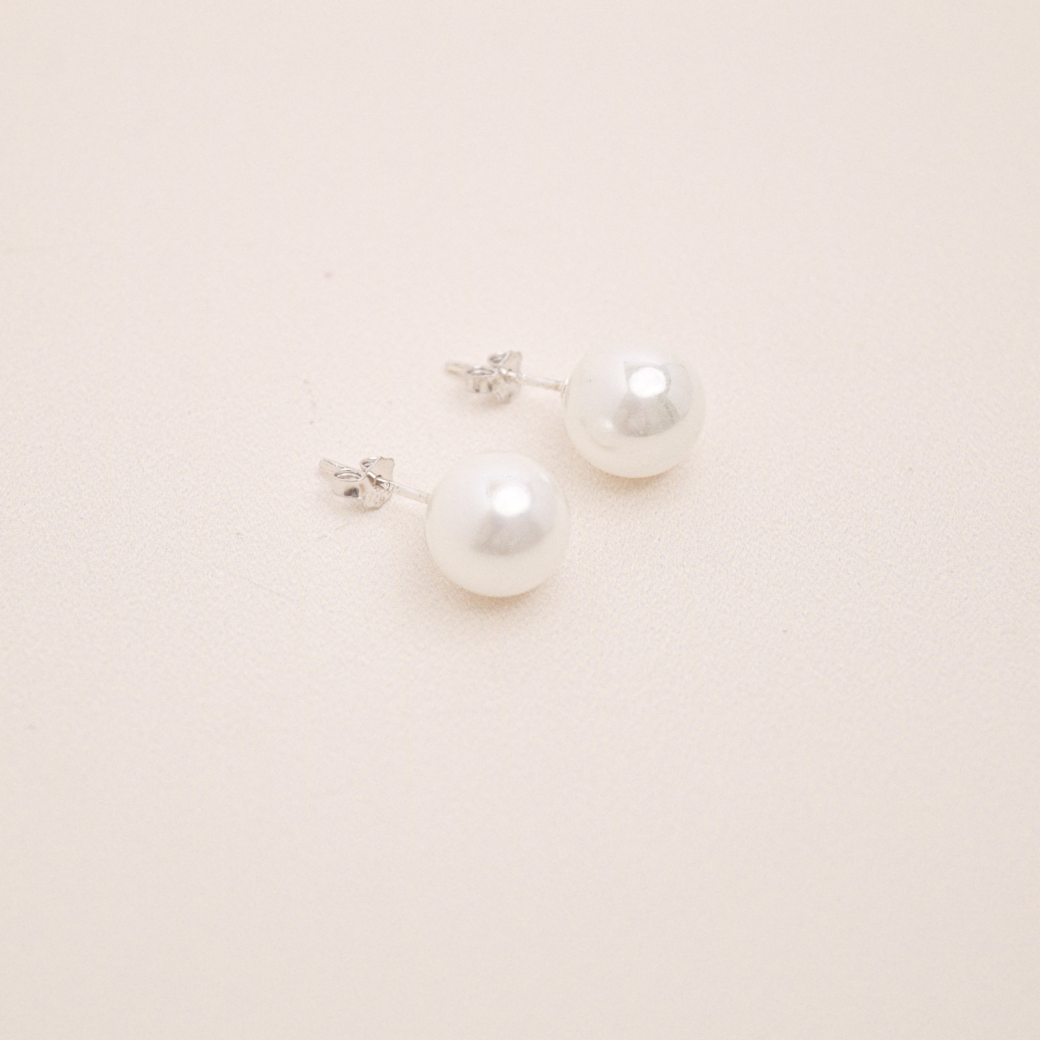 Pearl Stud Earrings