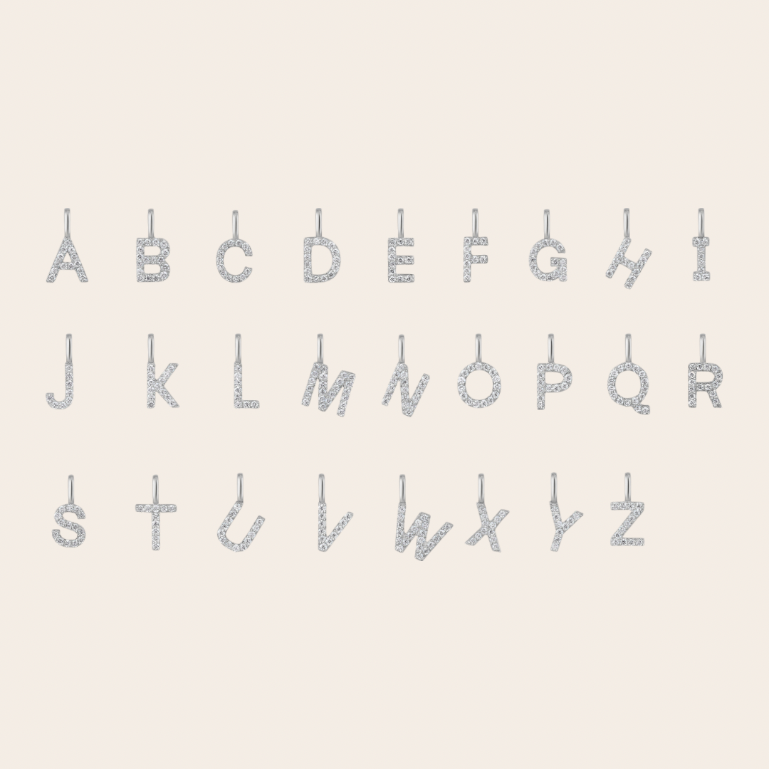 Dainty Alphabet Pendant