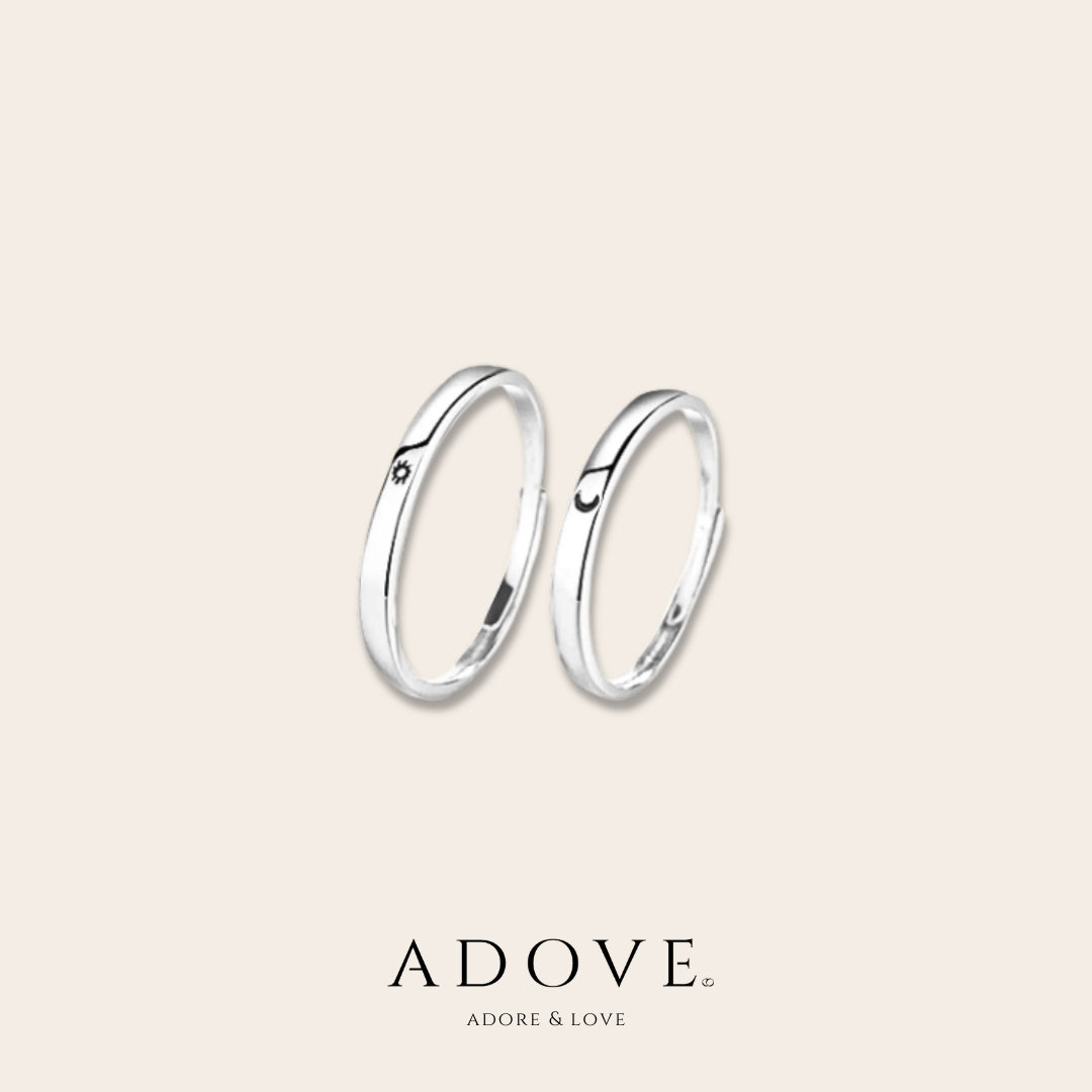 Sun & Moon Couple Ring