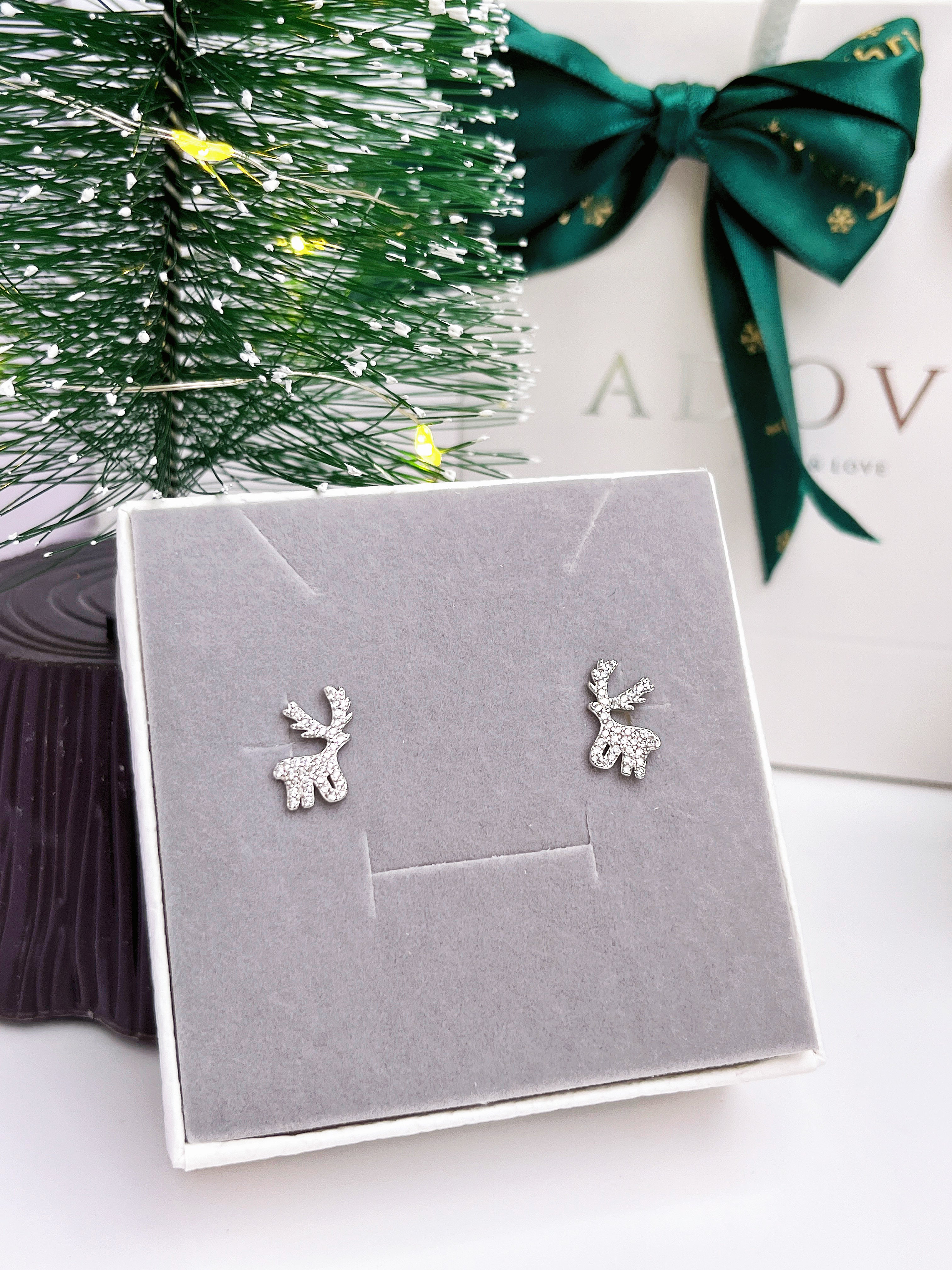 Christmas Theme Reindeer Earrings