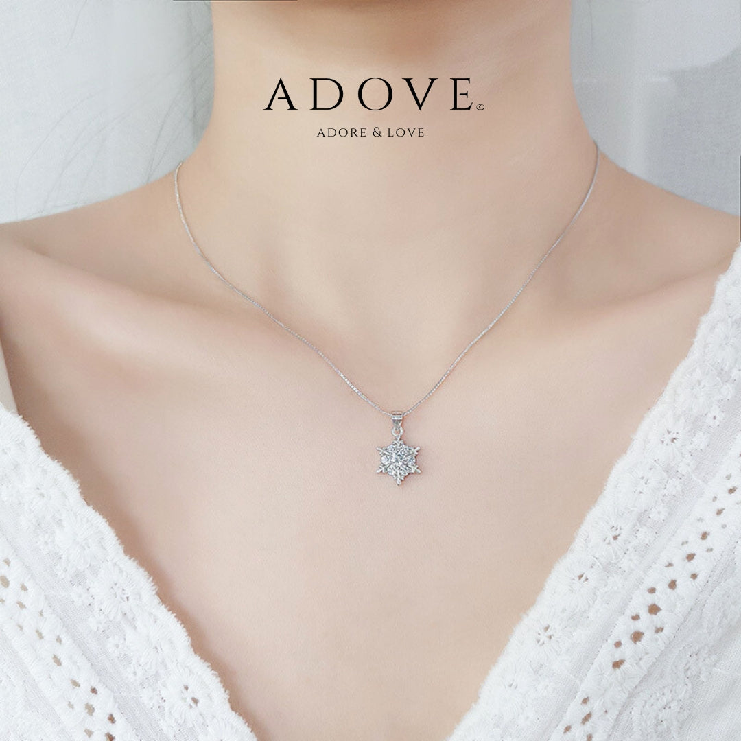 Eira Snow Flake Necklace