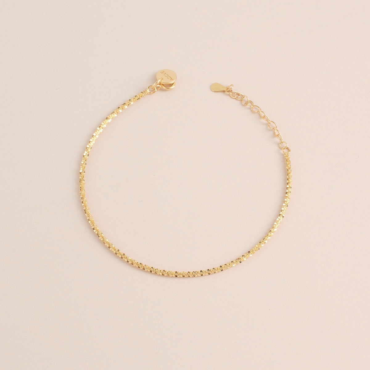 blessed solid link bracelet