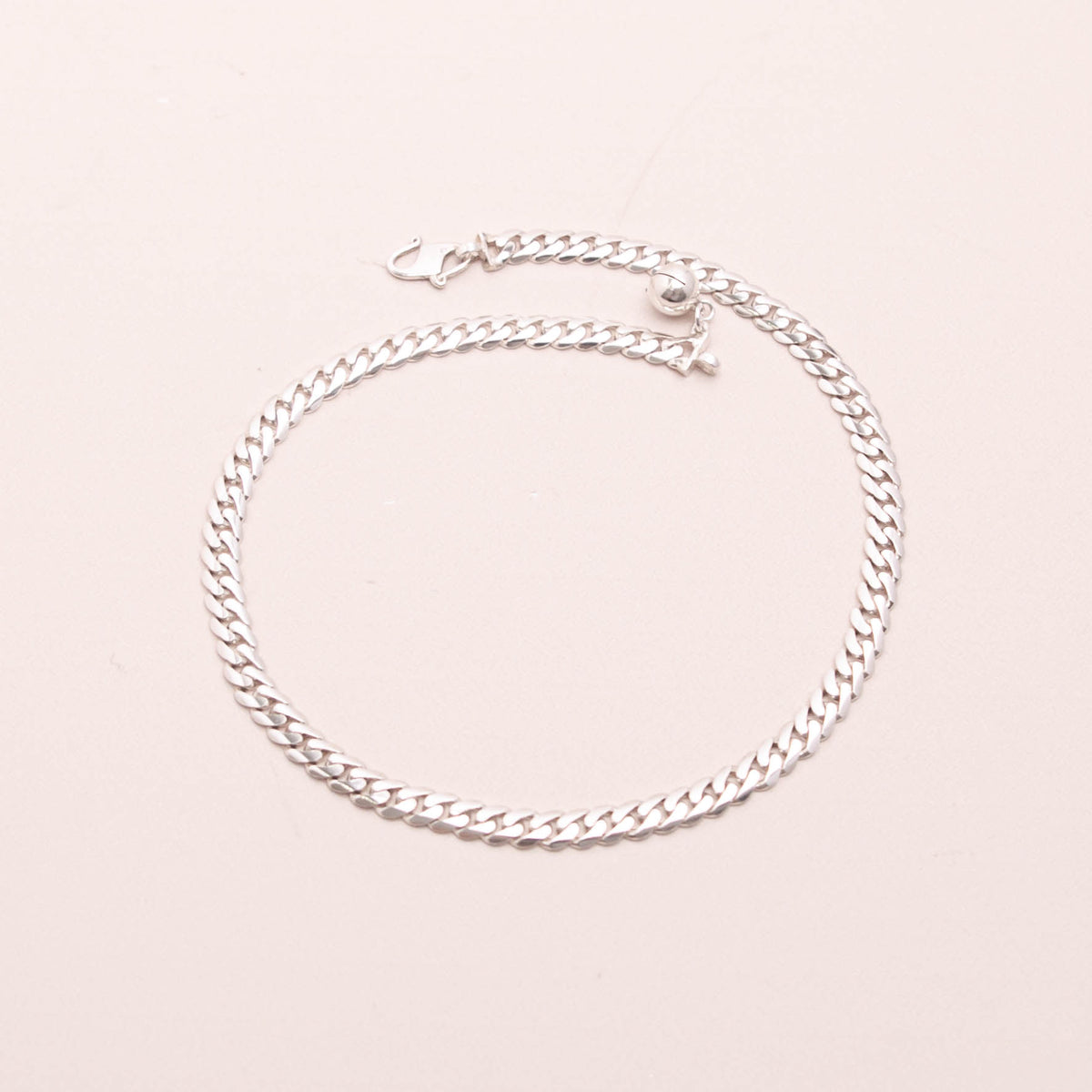 Smooth Curb Chain Anklet