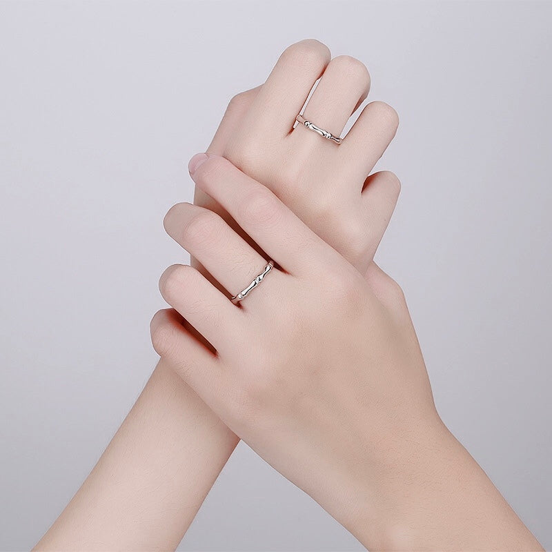 Bamboo Couple Ring