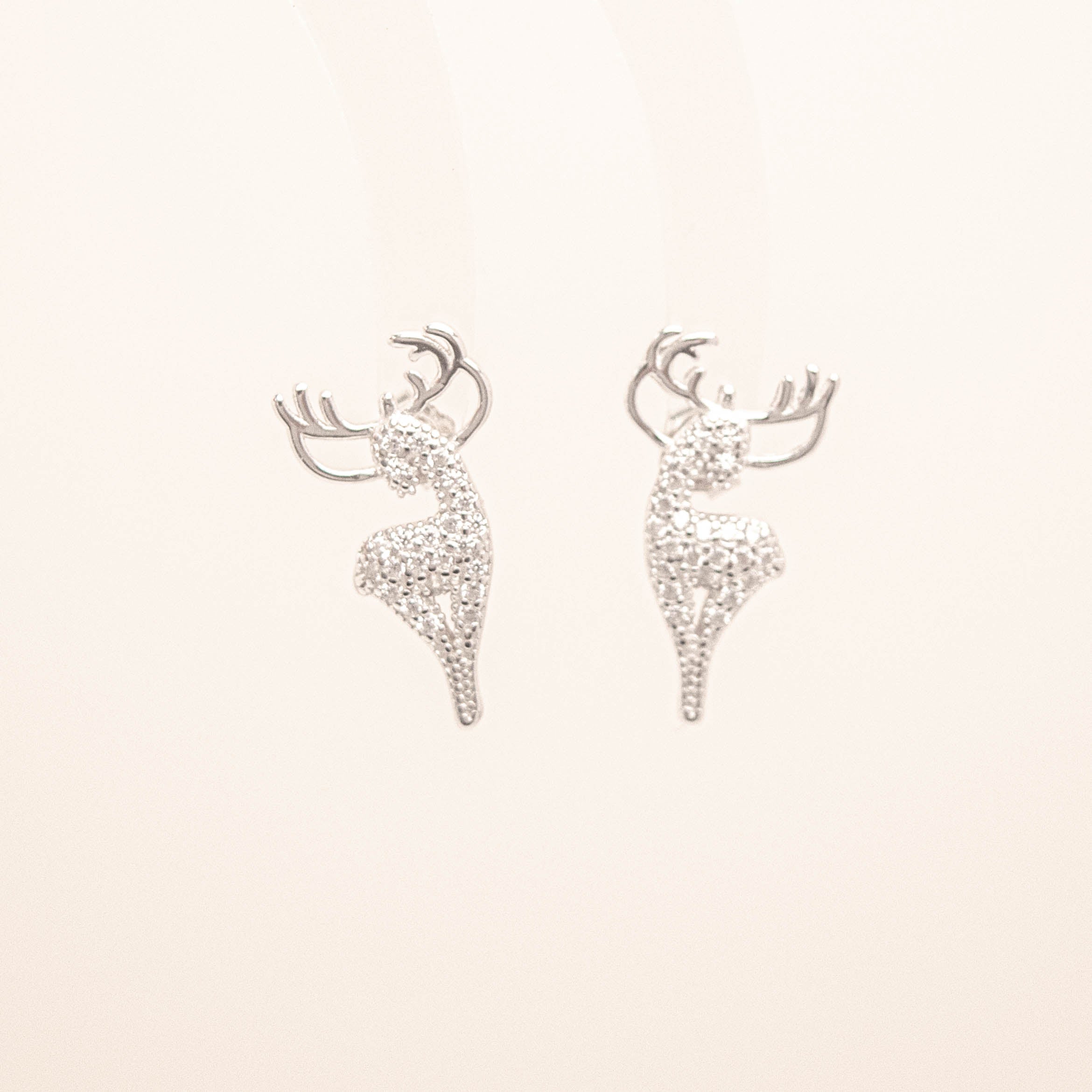 Christmas Theme Elegant Reindeer Stud Earrings