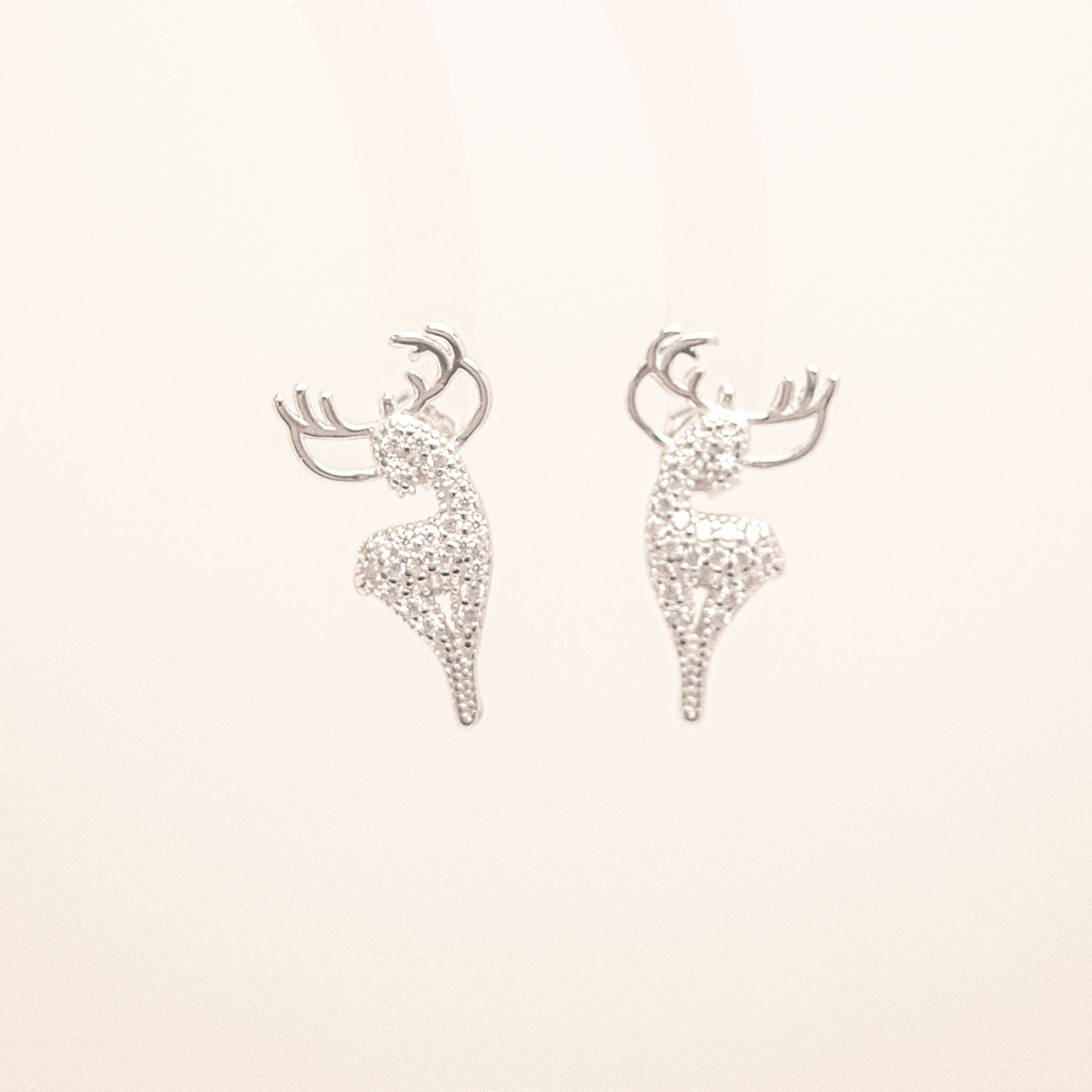 Christmas Theme Elegant Reindeer Stud Earrings