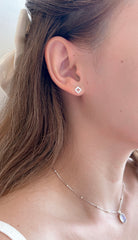 Clover Barbell Earrings