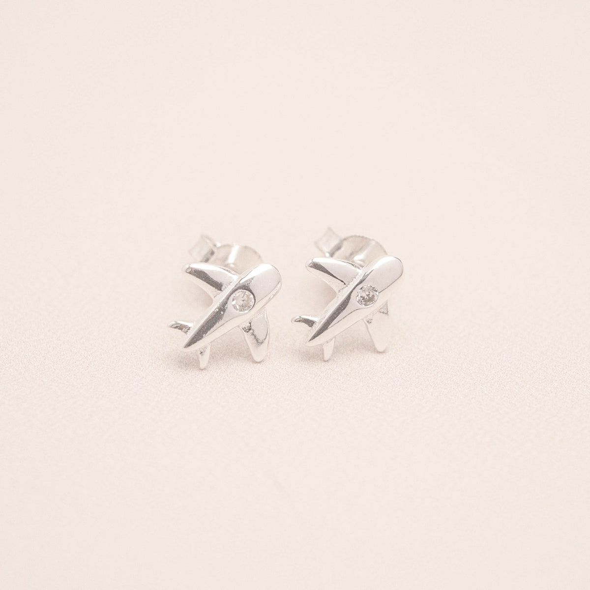 Aeroplane Stud Earrings