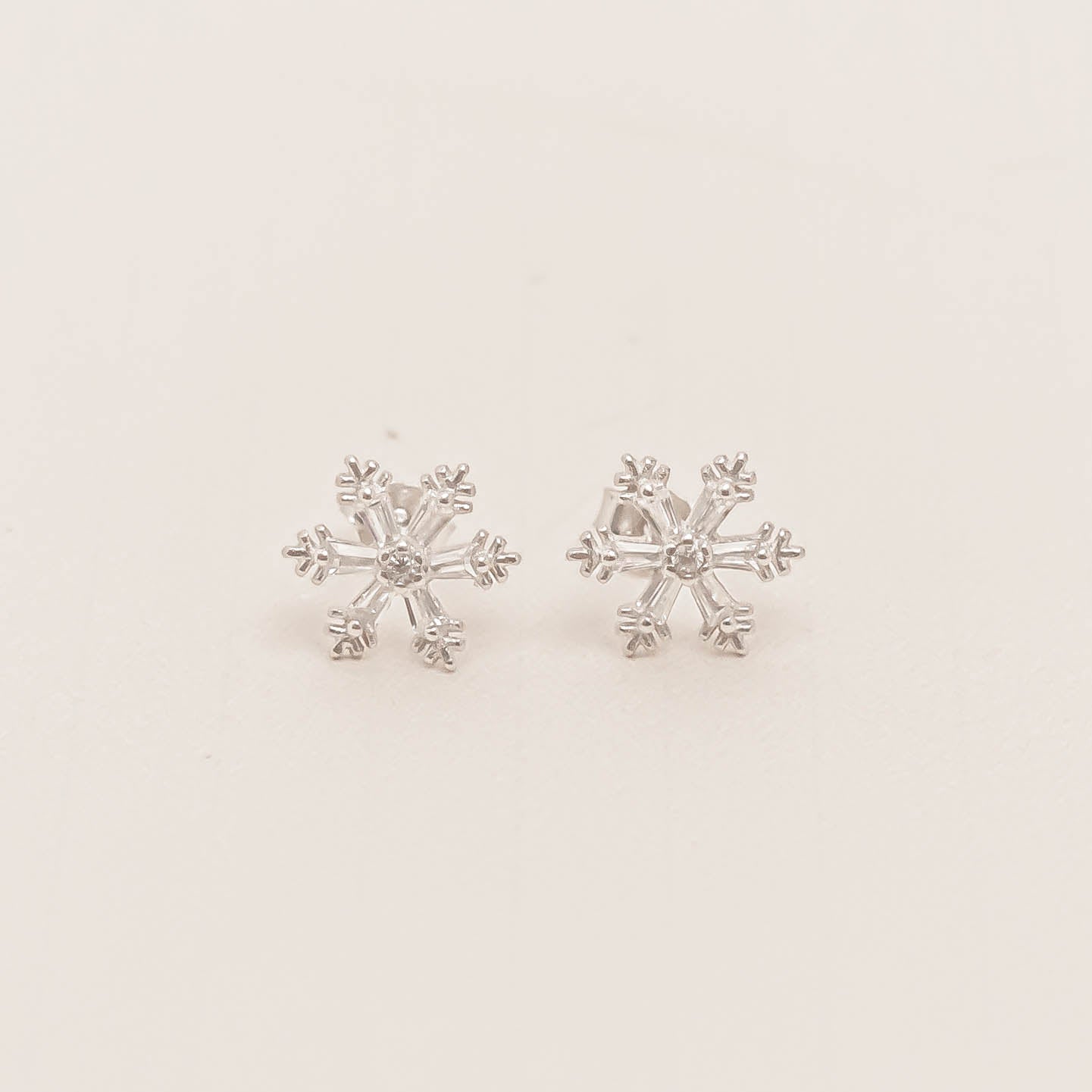 Snowflake Stud Earrings 23'