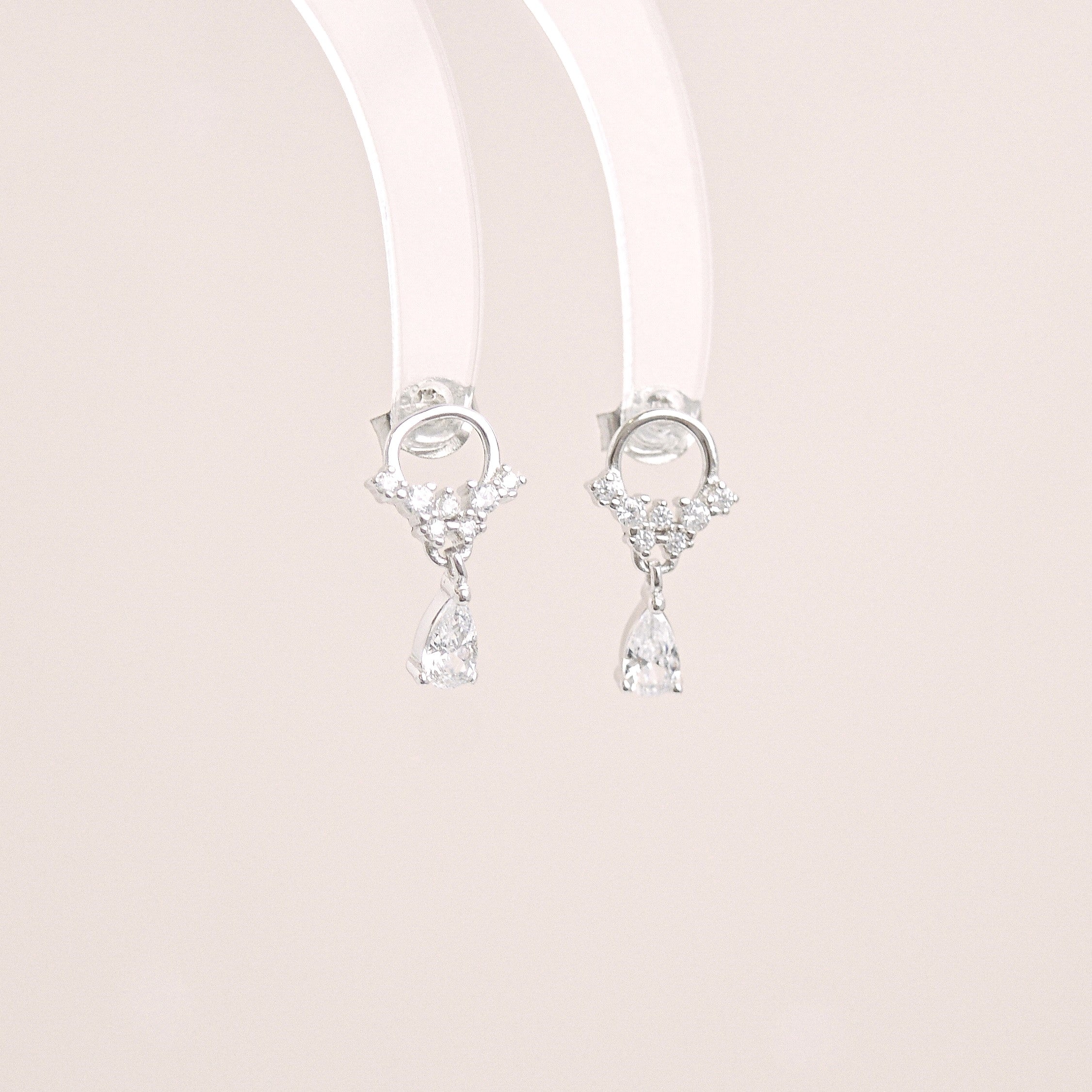 Lily Drop Stud Earrings