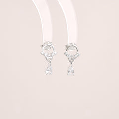 Lily Drop Stud Earrings