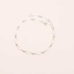 Dainty Diagonal Anklet