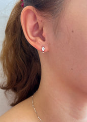 Dainty Diamanté Huggies Earrings