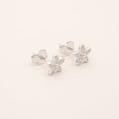 Daisy Diamanté Stud Earrings