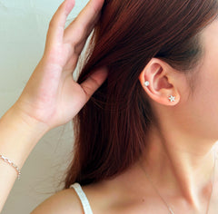 Daisy Diamanté Stud Earrings